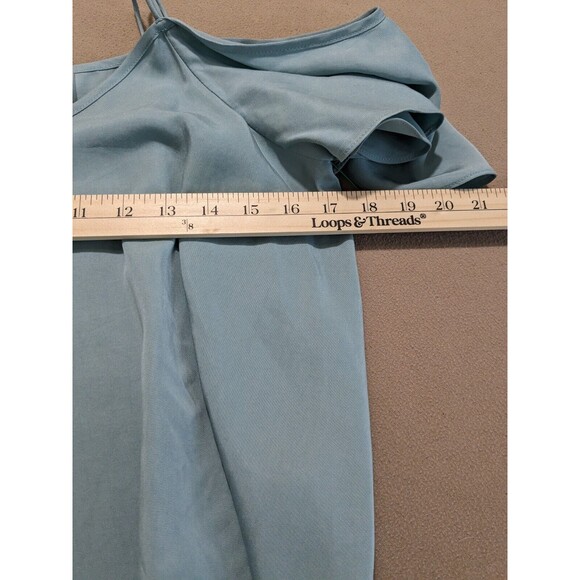 Blaque Label Women's Green Short Sleeve Blouse M *READ DESCRIPTION* - Picture 7 of 8